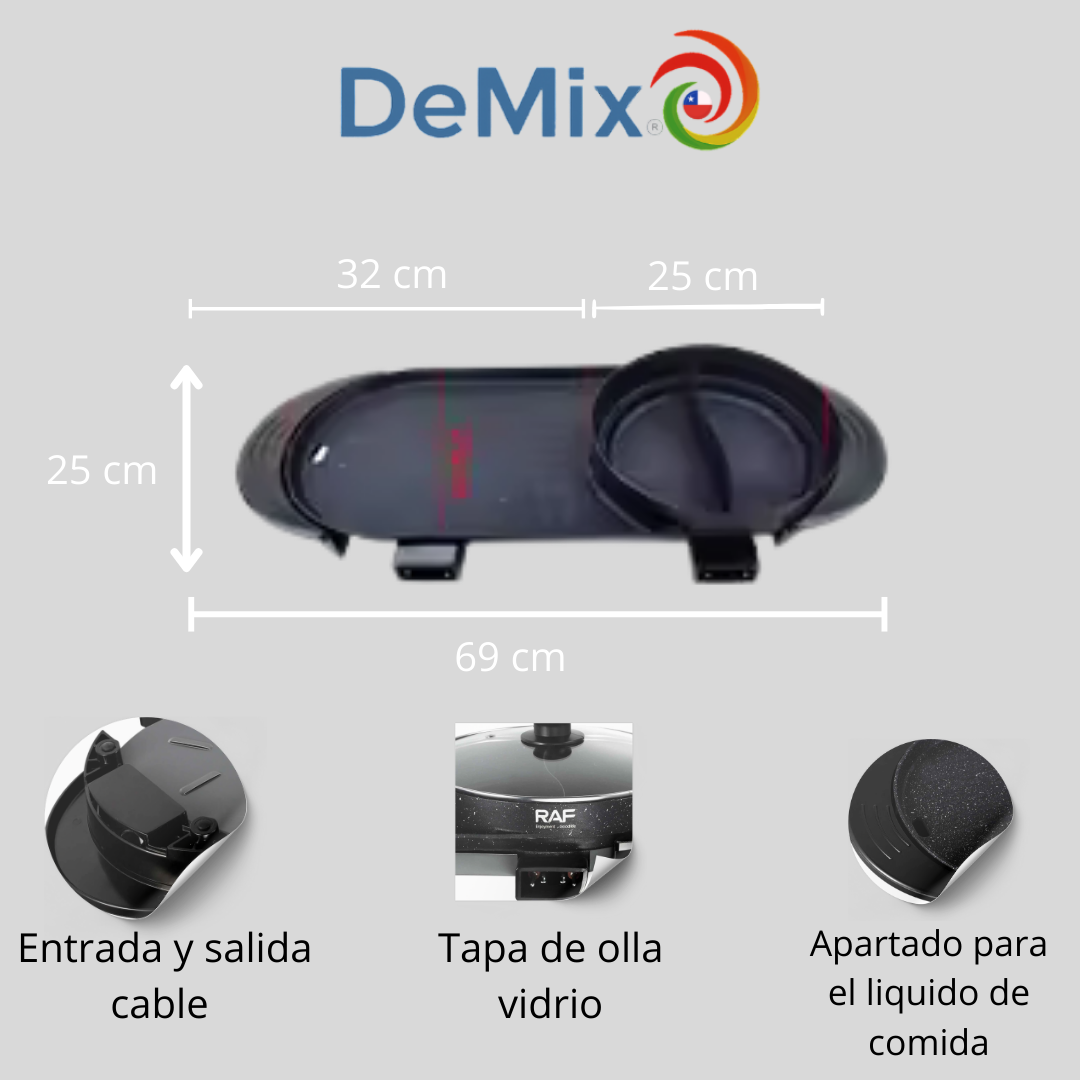 Olla 2 en 1 Parrilla Multifuncional
