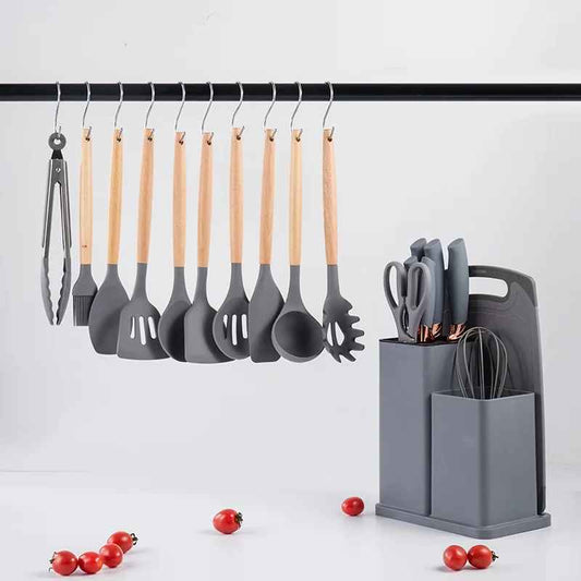 Set Utensilios De Cocina De Silicona