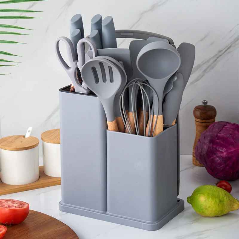 Set Utensilios De Cocina De Silicona
