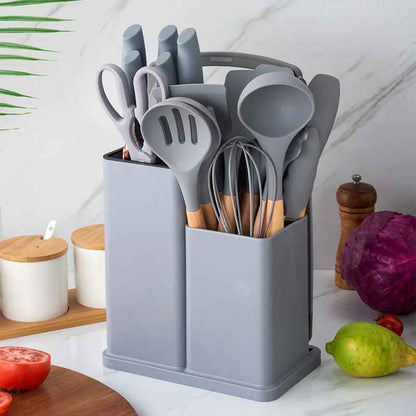 Set Utensilios De Cocina De Silicona